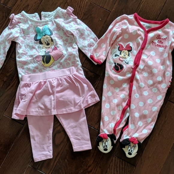 Set of 2 Minnie Mouse outfits - Picture 1 of 5